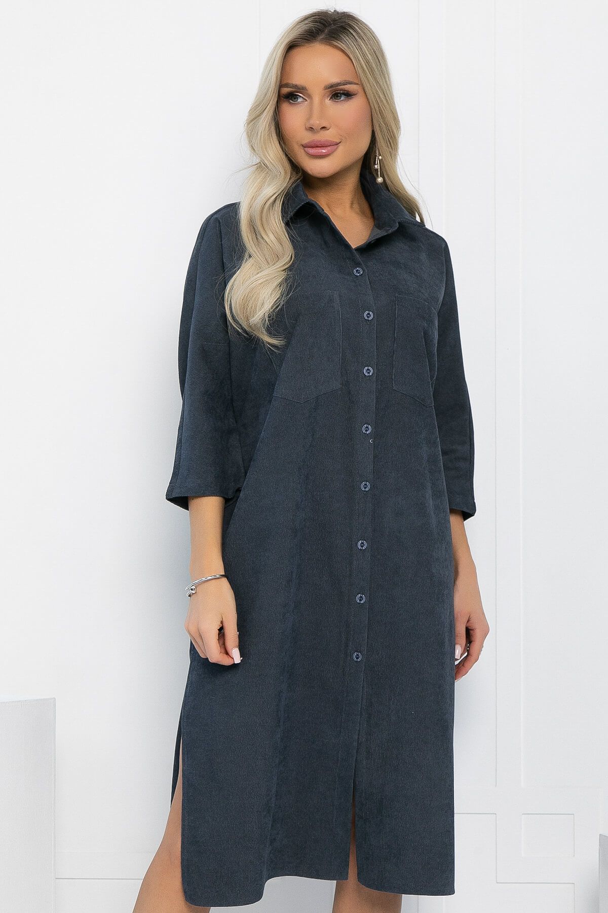 Платье Трейси (серое) П12933-10М