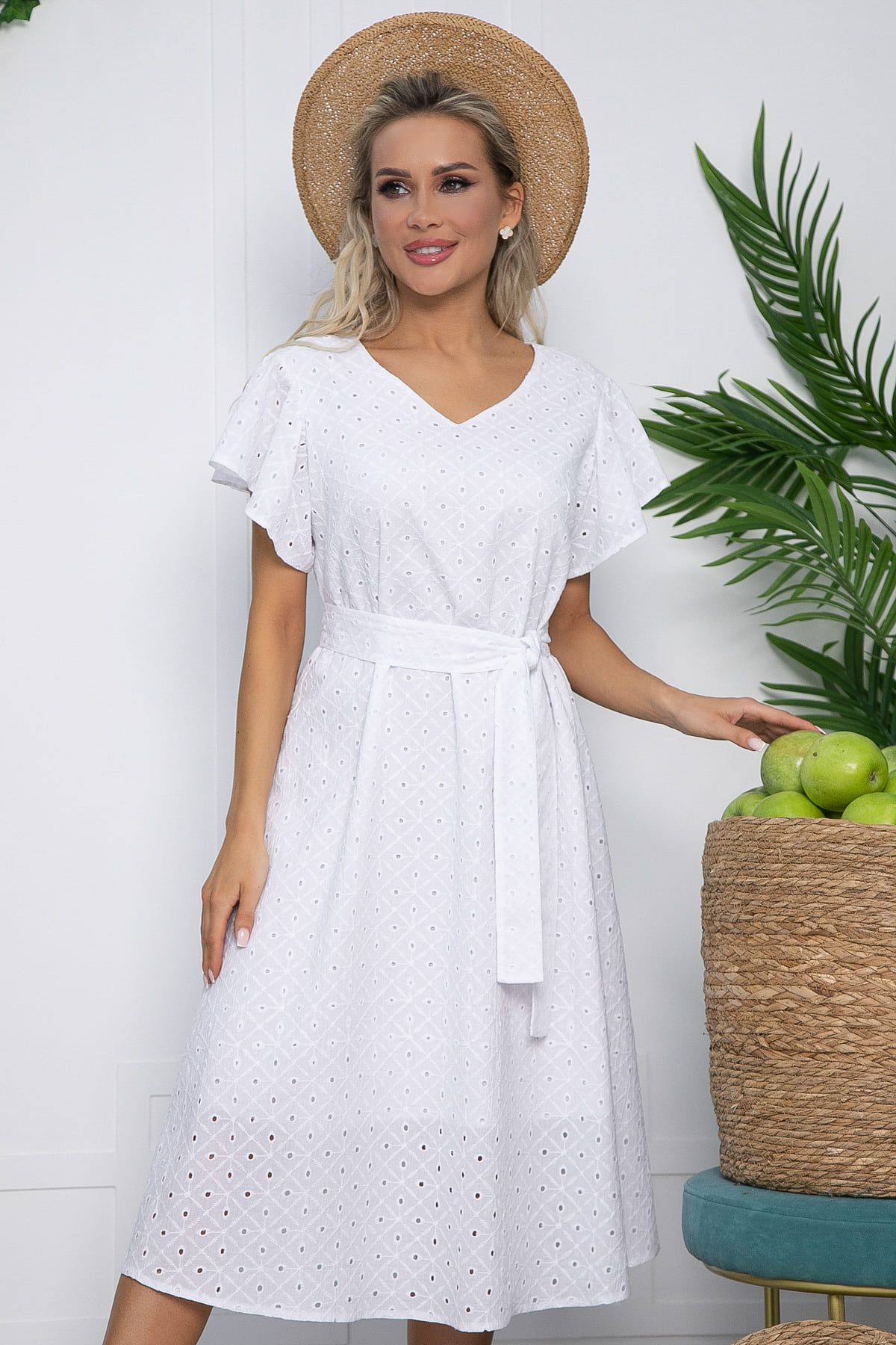 Платье Мелодия любви (белое) П13632-4М