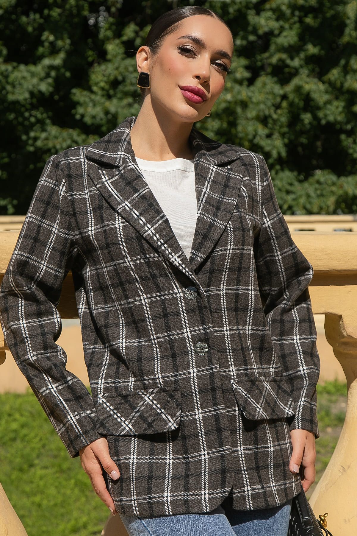 Пальто-пиджак Чендлер (серый) Б14156-7М