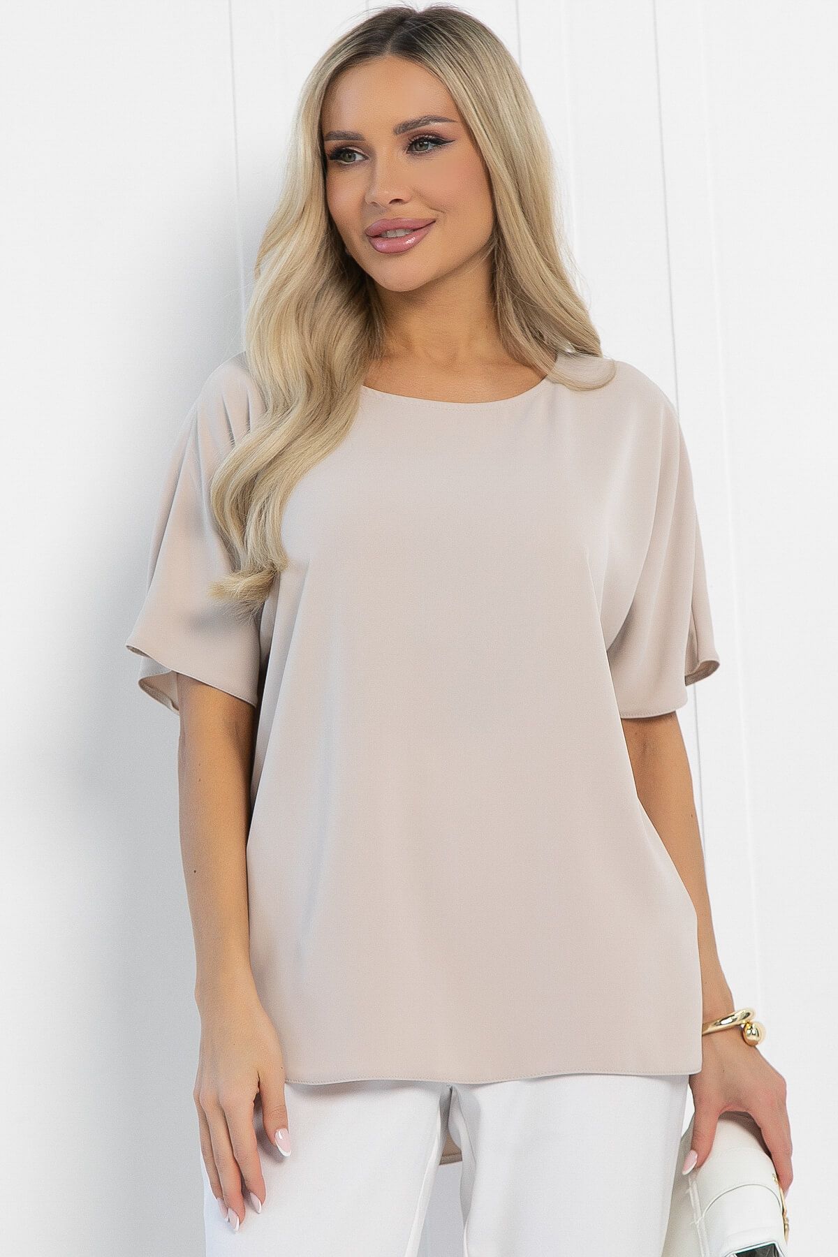 Блуза Морган НЬЮ (бежевая) Б12979-16М