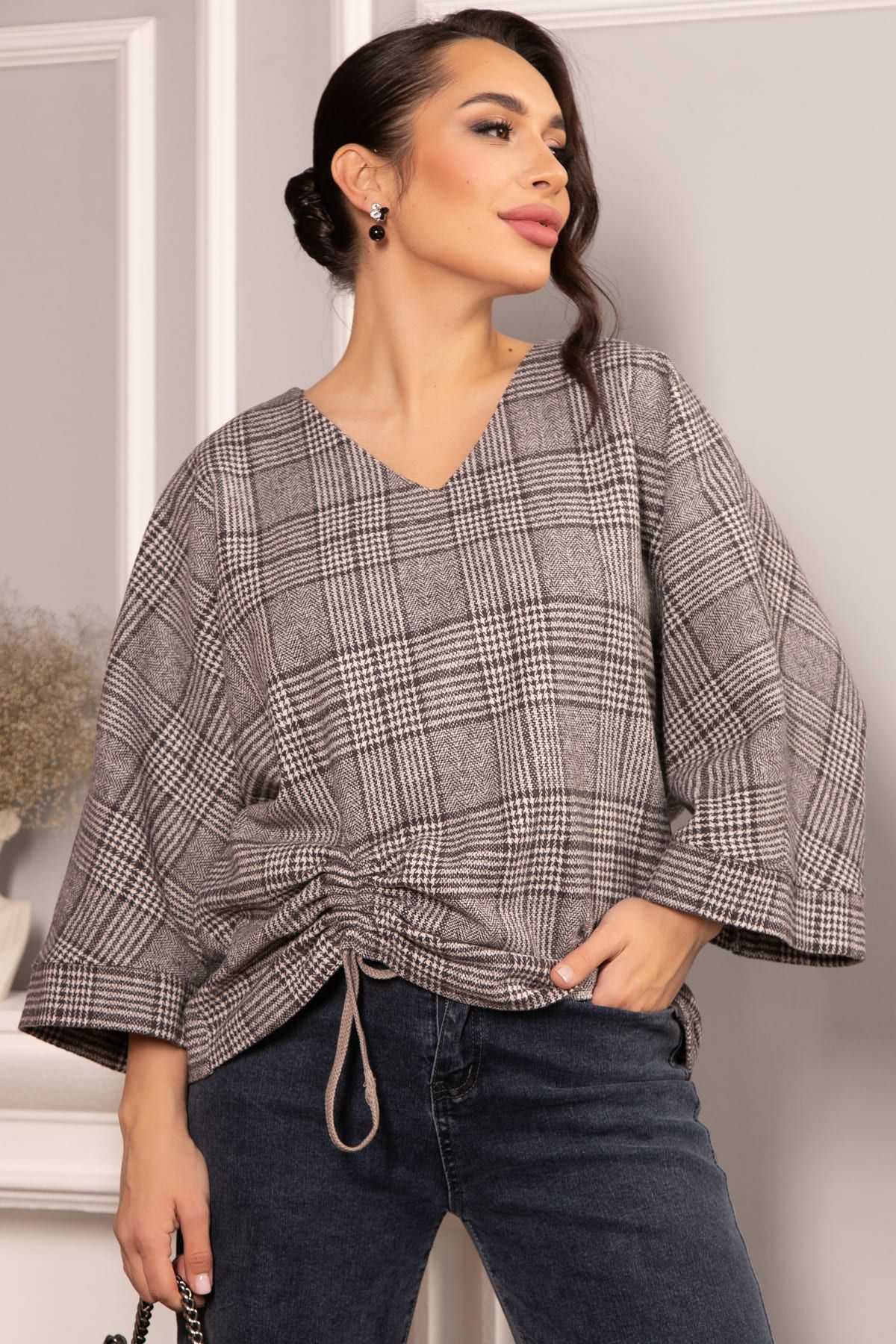 Блуза Ватсон (коричневая) Б14687-12М