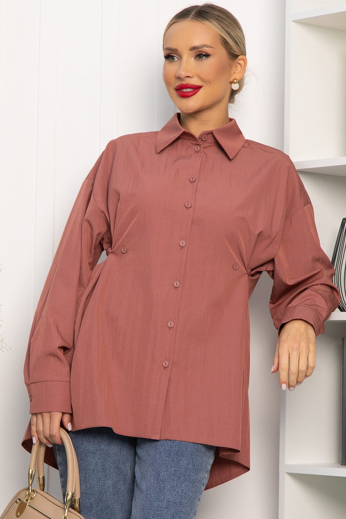 Рубашка Антария (терракот) Б14188-5М