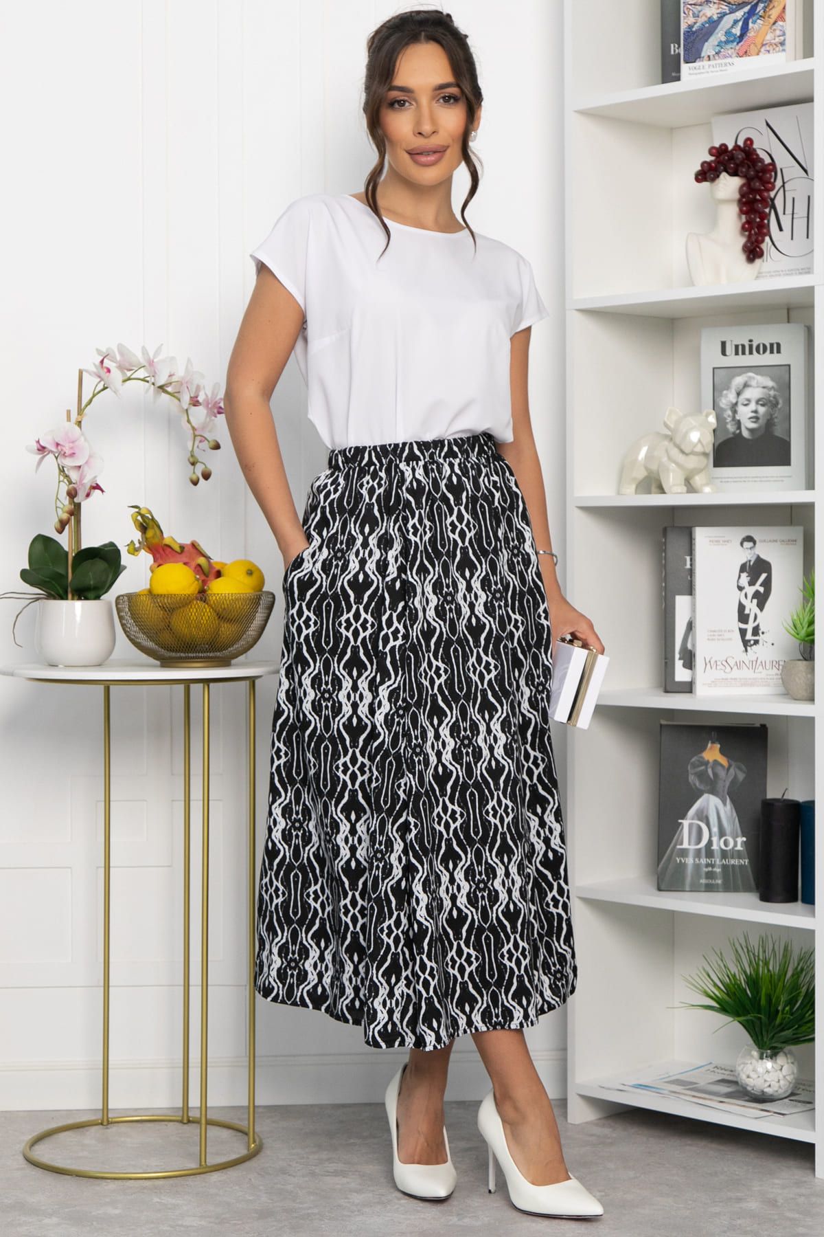 Юбка Льюис (черная) Ю13957-10М