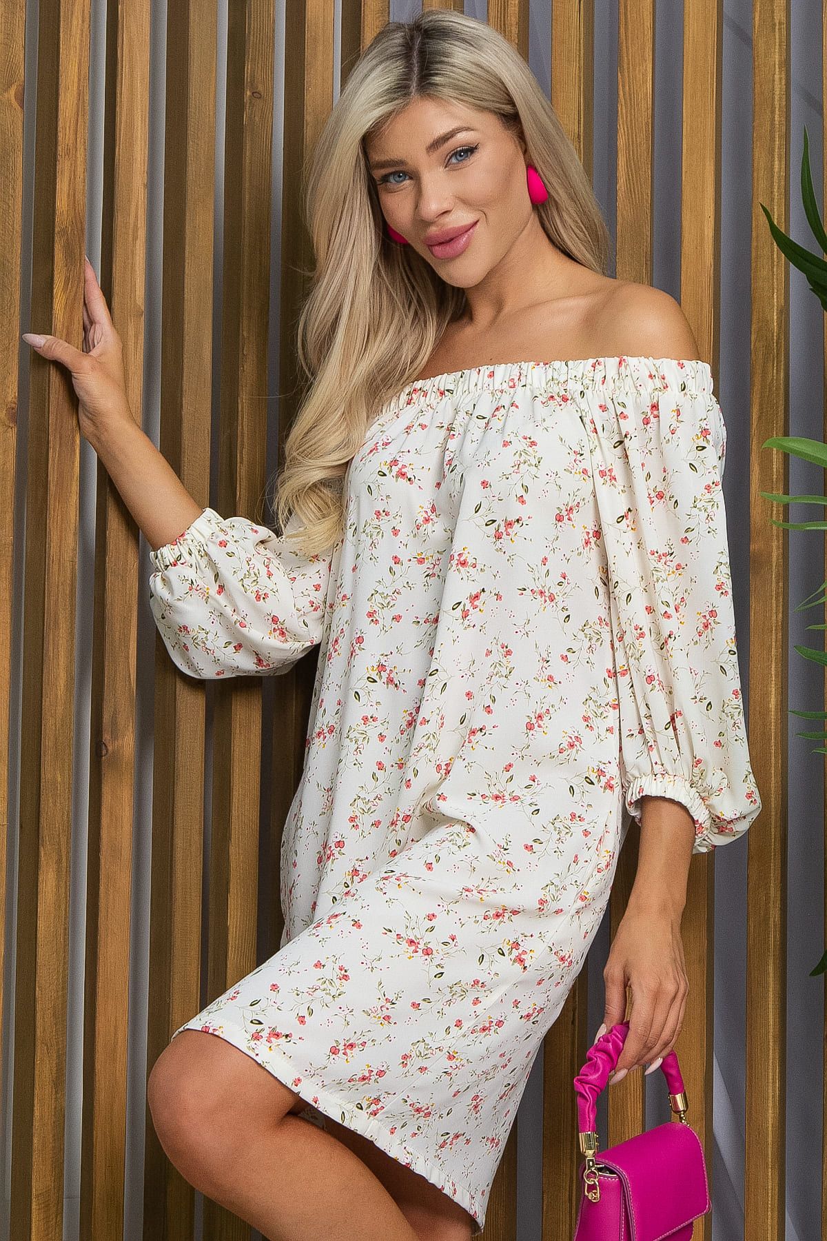 Платье Влюблена в лето (молочное) П13390-10М