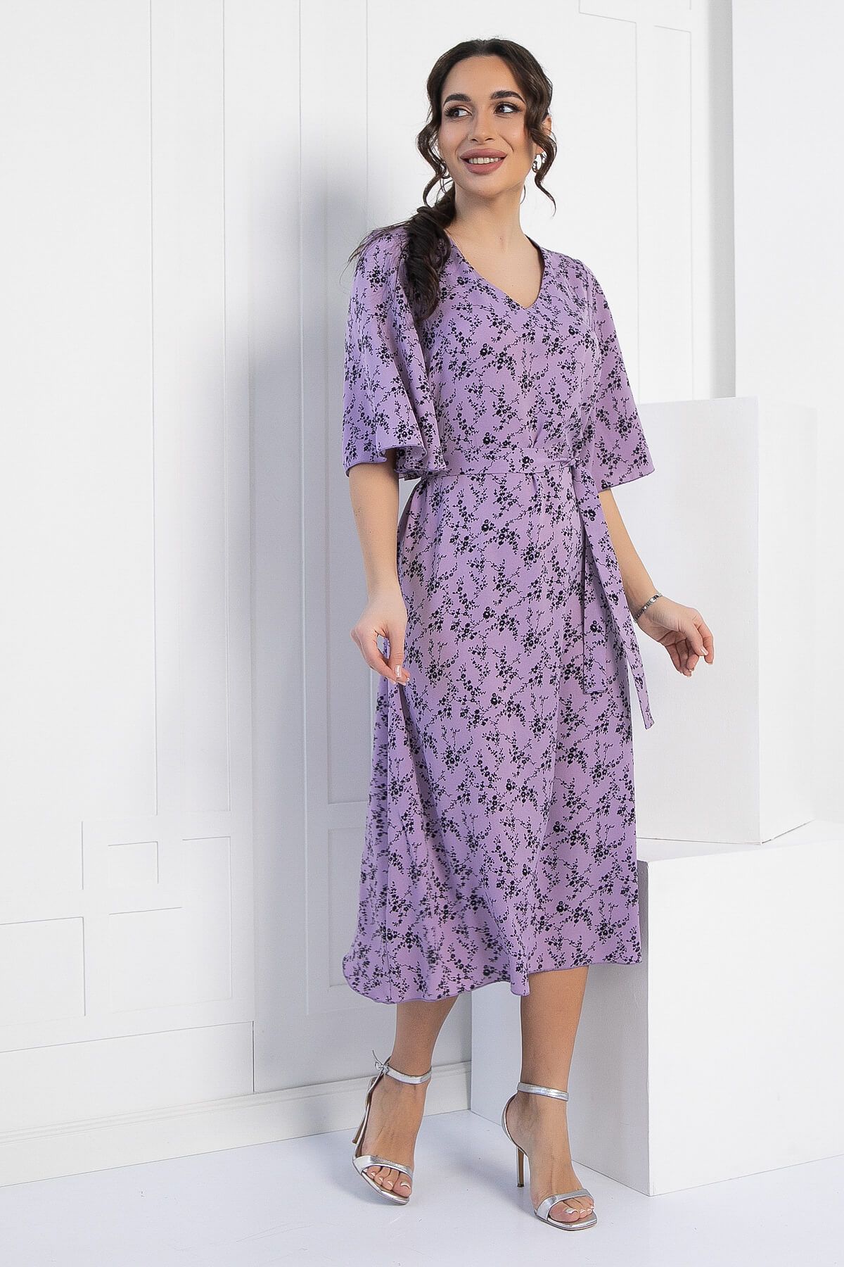 Платье Натали (фиолетовое) П12731-21М