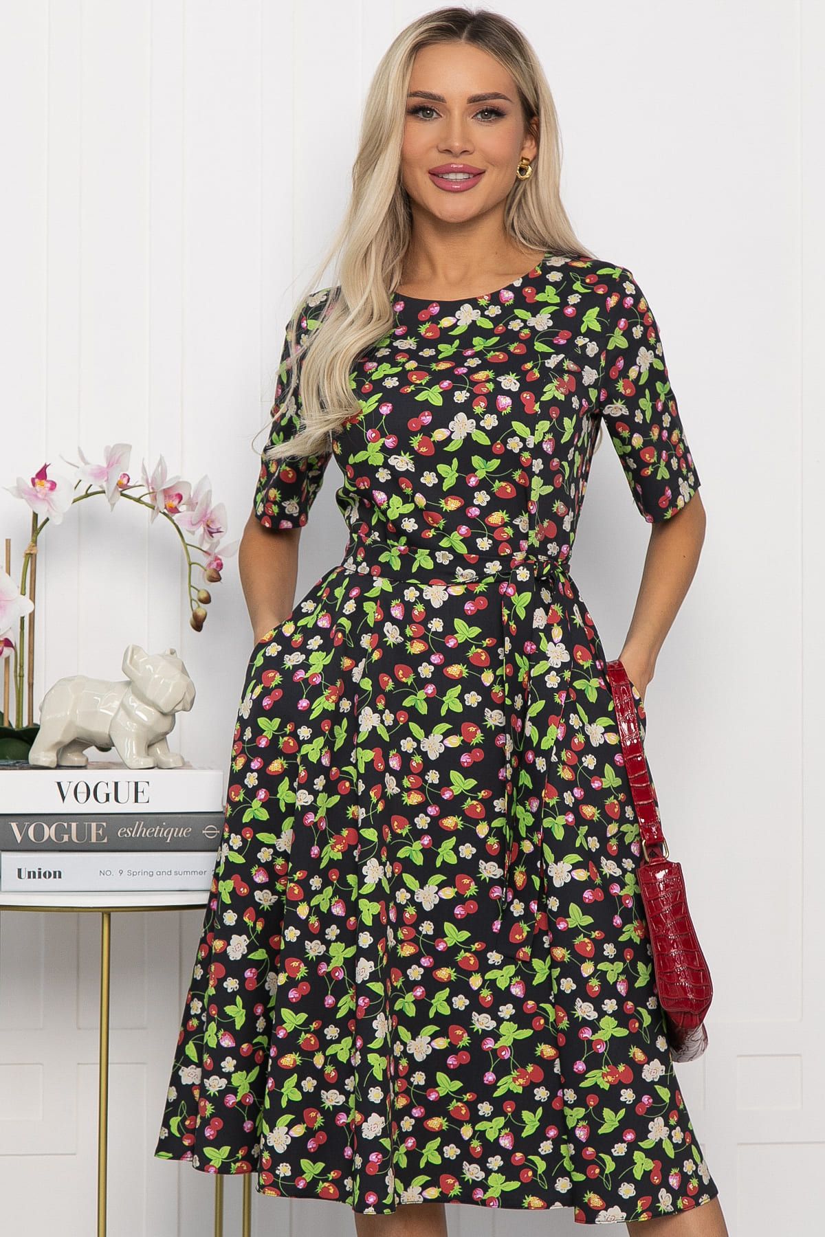 Платье Стиляги (черное) П13740-16М