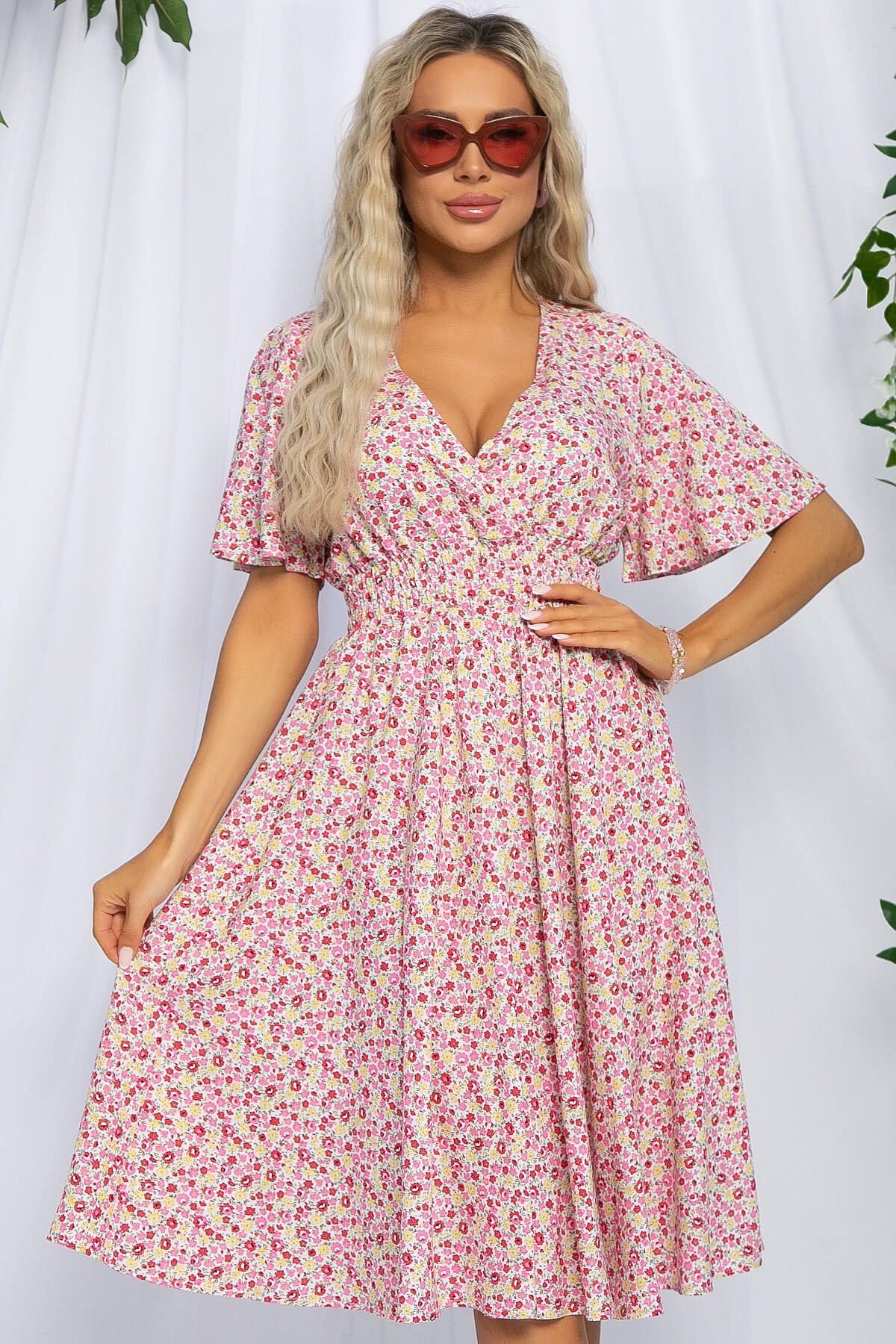 Платье Селена (летний луг) П13103-8М