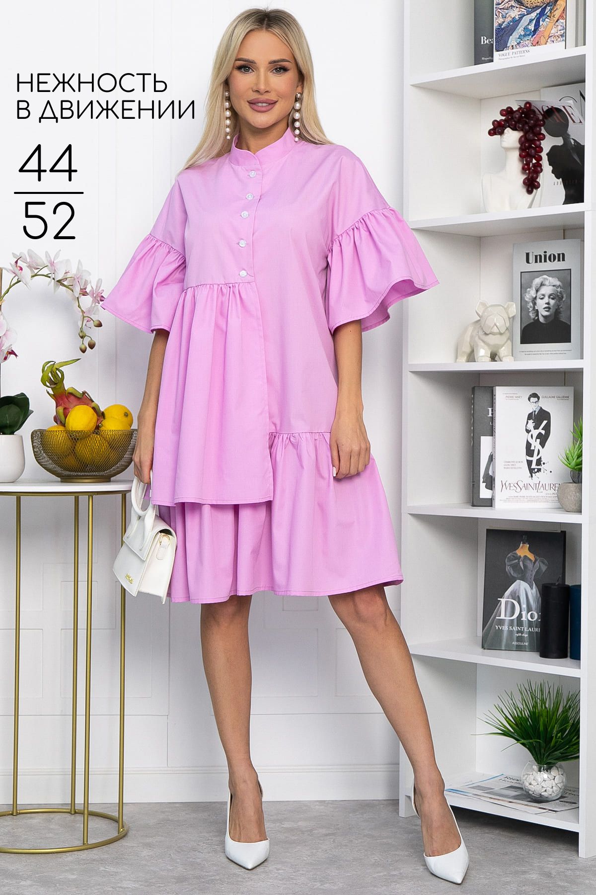 Платье Урания (светло-лиловое) П13913-36М