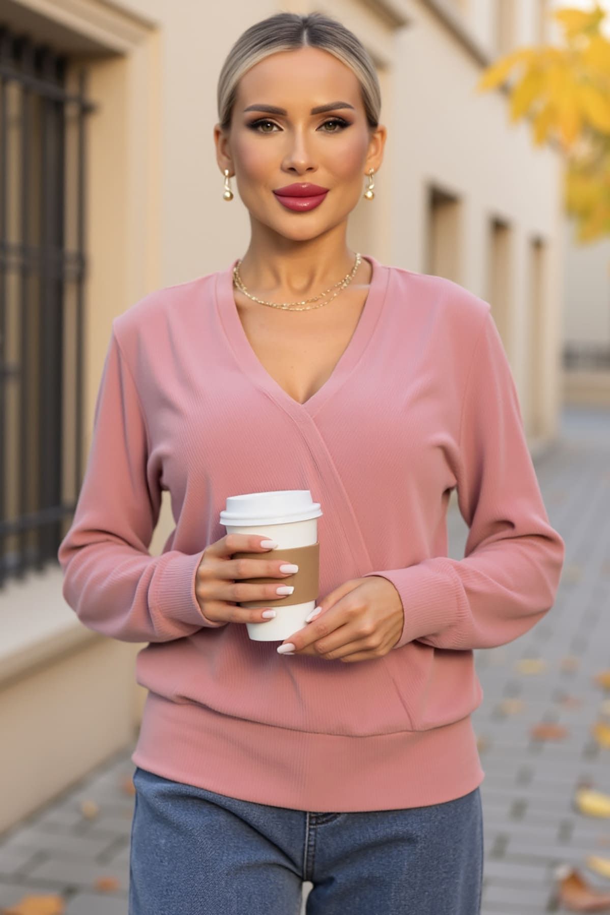 Джемпер Эвил (роза) Б14238-34М