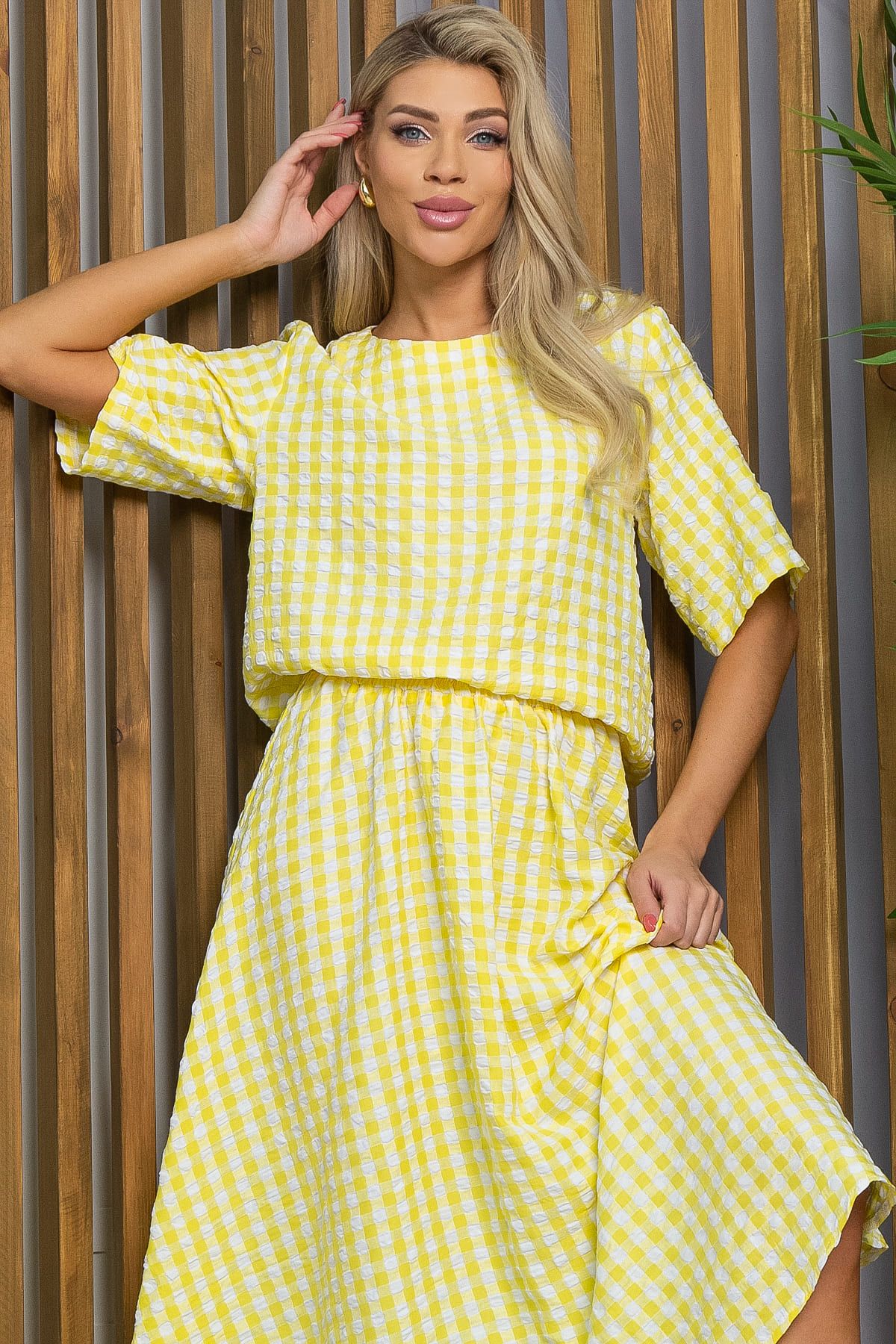 Костюм Выходной день (желтый) К13435-2М