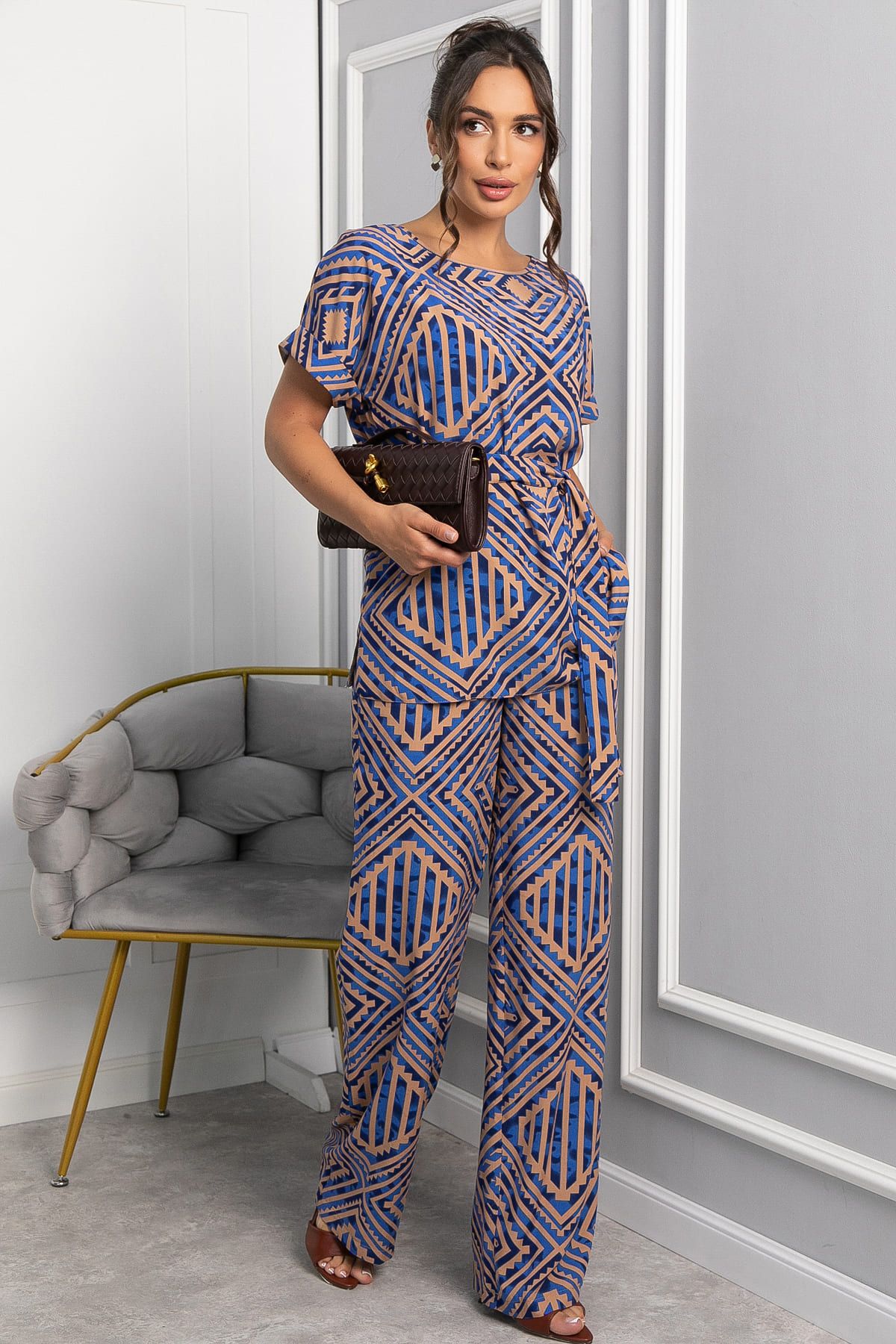 Костюм Летний бриз (синий) К13982-12М