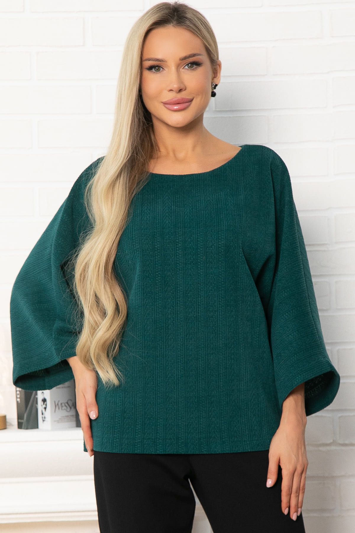 Блуза Ладанка (изумруд) Б14908-12М