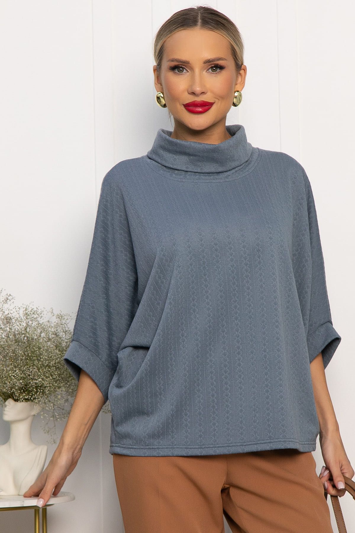 Блуза Барбара (джинс) Б14198-12М