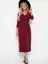 Платье Фабела (бордовое) П11652