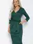 Платье Безупречный силуэт (зеленое) П12509-10