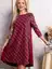 Платье Леди Элегант (темно-красное) П14827-10М