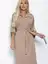 Платье Нежность осени (кофе с молоком) П11270