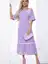 Платье "Хит лета" (лиловое) П8807
