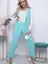 Брюки "Кармелина" Б7310 (бирюза)