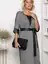 Платье Селин (серое) П11302