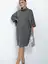 Платье Алина (серое) П11410