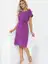 Платье Лика (темно-сиреневое) П11957
