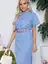 Платье Бон Вояж (голубое) П10626