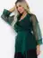 Жакет Случайная встреча (зеленый) Б13004-7М