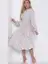 Платье Трепетная нежность (бело-розовое) П12455-8