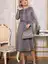 Платье трикотажное Парижанка (серое) П14786-10М