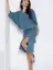 Платье Вэнсдей (джинс) П12576-4