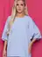 Блуза "Лола" (голубая) Б8859