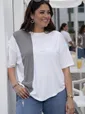 Блуза Малина (белая) Б13938-1М