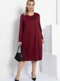 Платье Я жду тебя (бордовое) П12312-15
