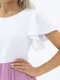 Платье Пение птиц (бело-розовое) П15720-4М