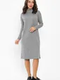 Платье В ритме мегаполиса (серое) П14056-33М