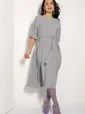 Платье Мерседес (серое) П12673-30