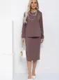 Костюм Очарование стиля (какао) К12788-25М