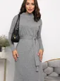 Платье В ритме мегаполиса (серое) П14056-33М