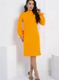 Платье Яркий акцент (апельсиновое) П12960-36М