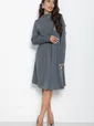 Платье Мару (серое) П11021