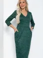 Платье Безупречный силуэт (зеленое) П12509-10