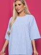 Блуза "Лола" (голубая) Б8859