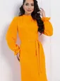 Платье Яркий акцент (апельсиновое) П12960-36М