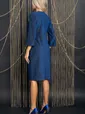 Платье Беатрис (мерцающий синий) П11708