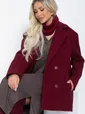 Пальто Я в теме (бордовое) Б12485-7