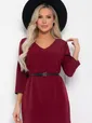 Платье Фабела (бордовое) П11652