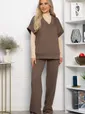 Костюм трикотажный Уютный шарм (коричневый) К14250-5М