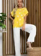 Блуза Любава (желтая) Б13150-41М