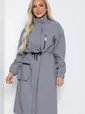 Плащ Весна близко (серый) Б12486-7